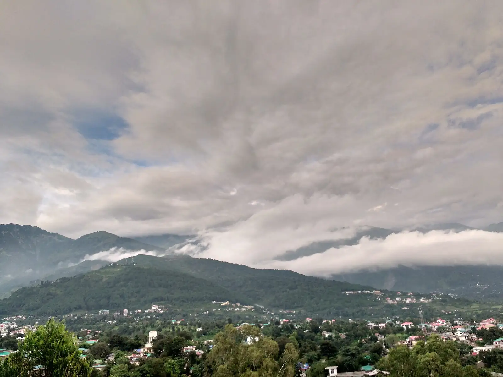 The Dhauladhar range, Himachal Pradesh