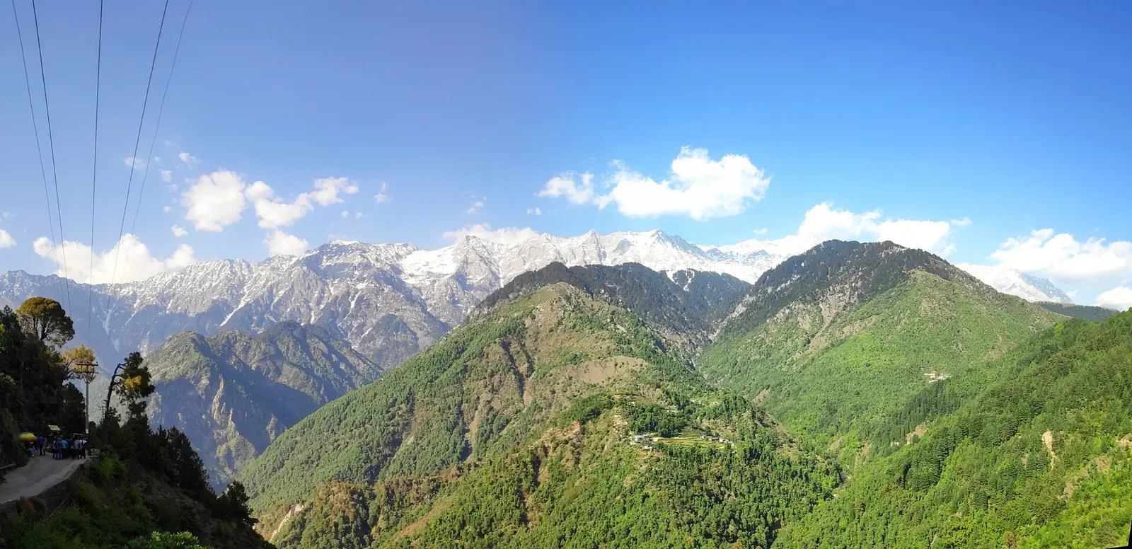 The Dhauladhar range from Naddi viewpoint